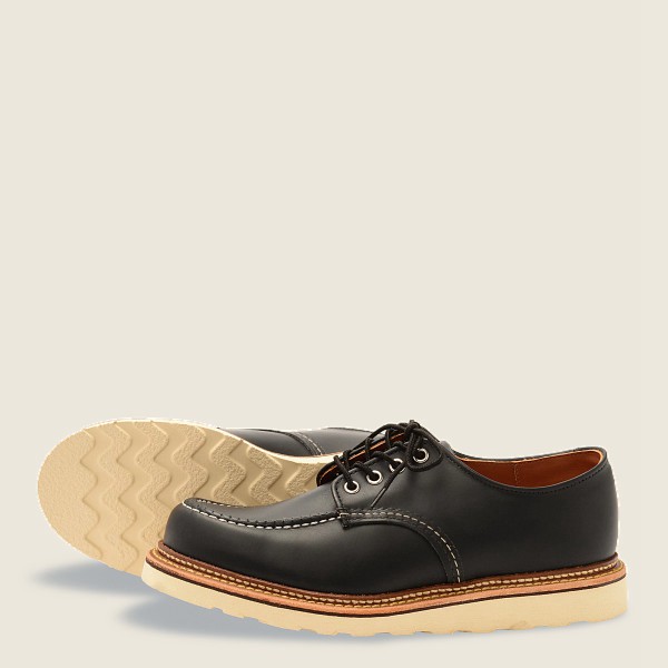 Oxford Red Wing - Classic - Chrome Cuir - Noir - Homme 941AGVYFW